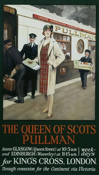 The Queen of Scots Pullman, Pullman Company poster, 1930s