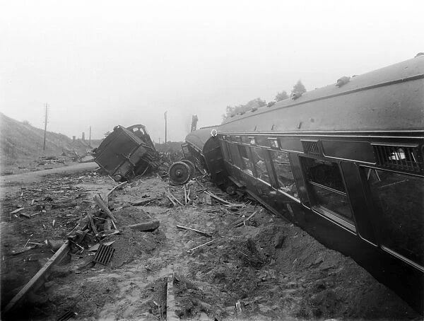 Railway accident at Little Salkeld, 1933