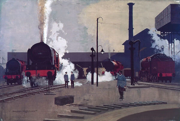 Ready for the Road, original artwork for LMS poster, c 1930