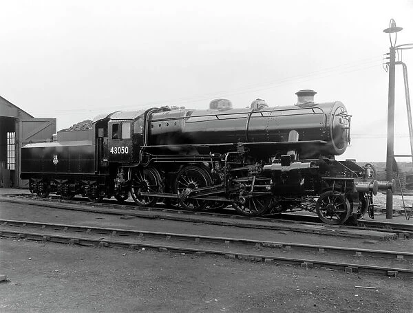 Right almost broadside view of British Rail (BR) locomotive. Doncaster built
