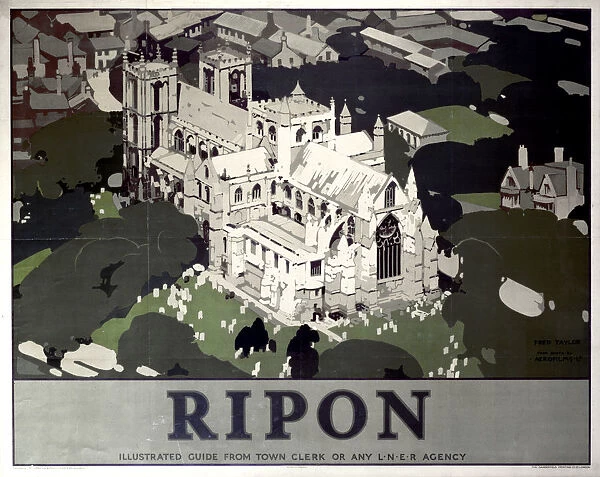 Ripon, LNER poster, 1923-1947
