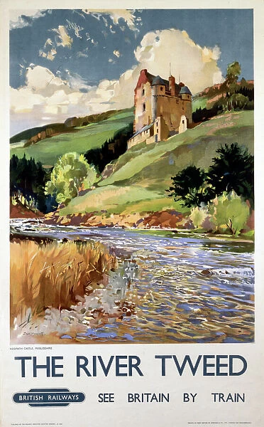 The River Tweed, BR (ScR) poster, 1948-1965