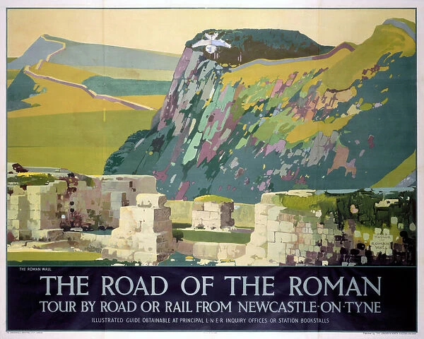 The Road of the Roman, LNER poster, 1930