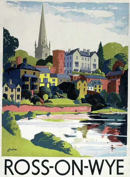 Ross-on-Wye, BR (WR) poster, 1950