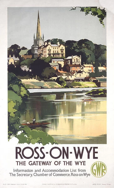 Ross-on-Wye, GWR poster, 1938