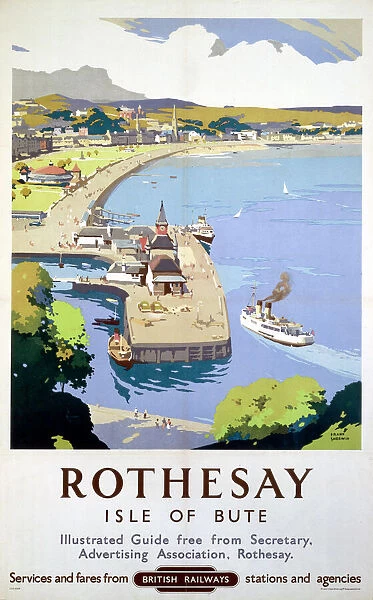 Rothesay, BR poster, 1948-1960