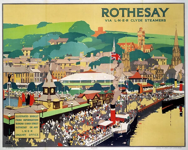 Rothesay, LNER poster, 1926