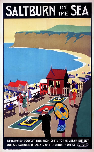 Salturn-by-the-Sea, LNER poster, 1923-1929
