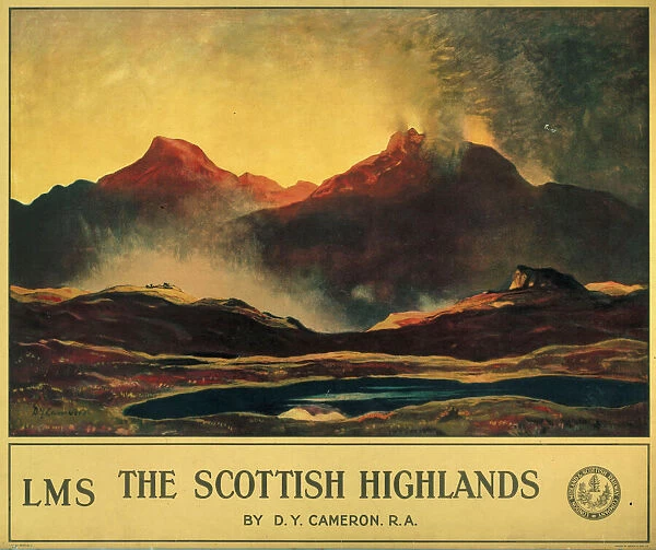 The Scottish Highlands, LMS poster, 1924