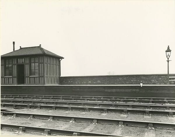 Sharlston station, 18 June 1913. Lancashire & Yorkshire Railway. Scence of accident