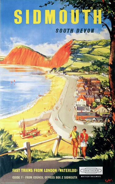 Sidmouth, BR (SR) poster, 1959