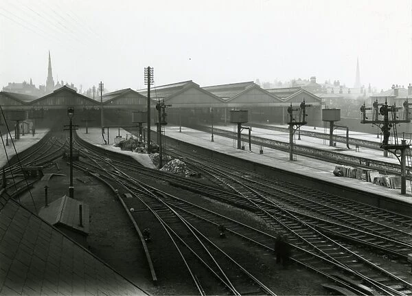 Southport Chapel Street station, Lancashire and Yorkshire Railway. View from the