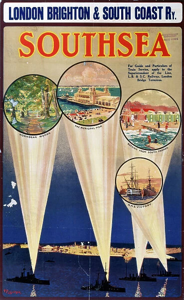 Southsea, LBSCR poster, c 1910s