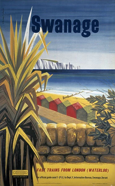 Swanage, BR poster, 1959
