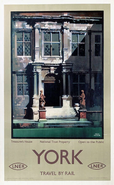 Treasurers House, York, LNER poster, 1923-1947