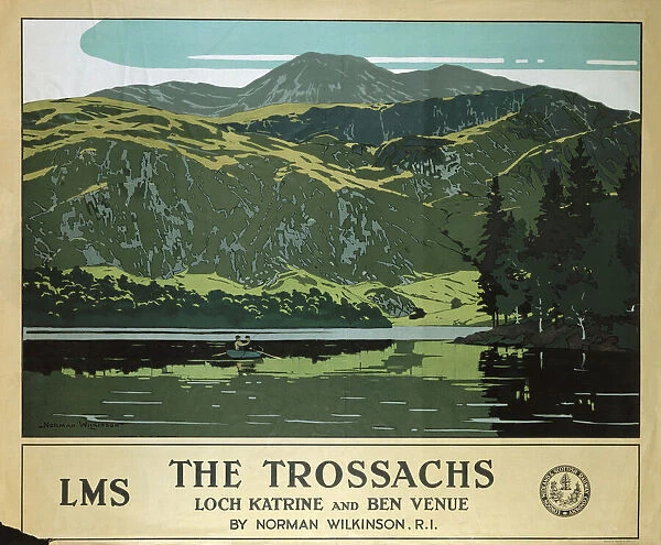 The Trossachs, LMS poster, 1925