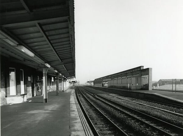 Wakefield Kirkgate station, British Rail, January 1987