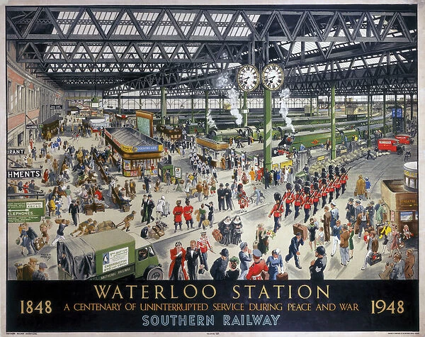 Waterloo Station, SR poster, 1948