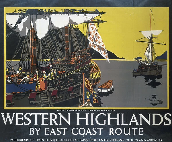 Western Highlands by East Coast Route, LNER poster, 1939
