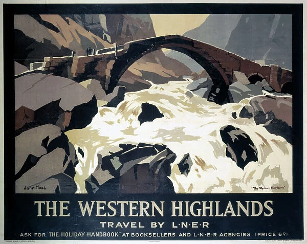 The Western Highlands, LNER poster, 1923-1947