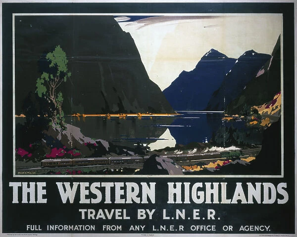 The Western Highlands, LNER poster, 1935