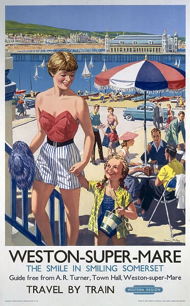 Weston-super-Mare, BR poster, 1952