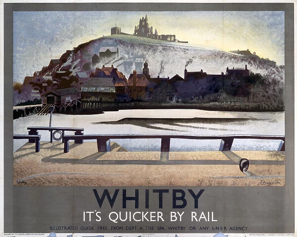 Whitby, LNER poster, 1933