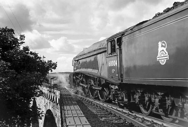 William Whitelaw steam locomotive, Berwick Station, 1952
