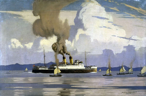 Yachting scene and TSS Duke of Lancaster, 1928-1948