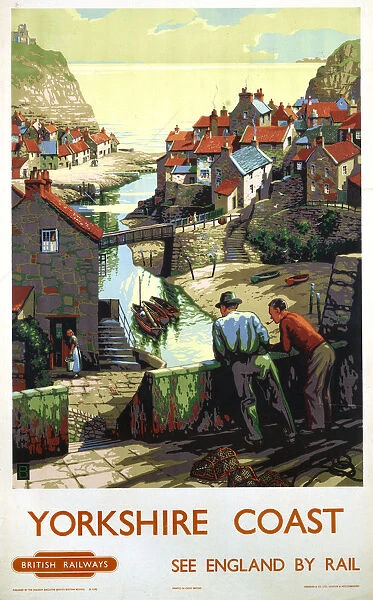 Yorkshire Coast, BR poster, 1948-1960