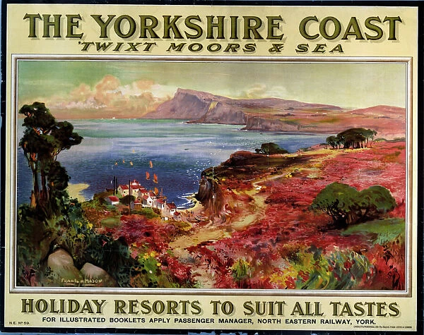 The Yorkshire Coast, NER poster, 1900-1922