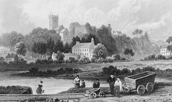 Bridgend, Glamorgan, Wales, circa 1800. (Photo by Hulton Archive / Getty Images)