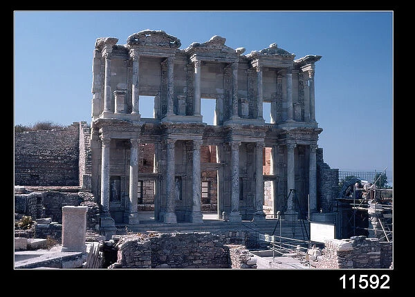 Celsus Library, built in AD 135 (photo)