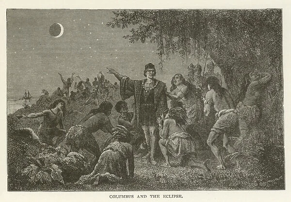 Columbus and the Eclipse (engraving)