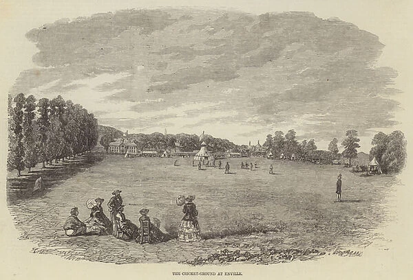 The Cricket-Ground at Enville (engraving)