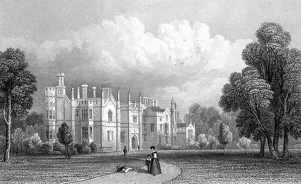 Danbury Park, Essex, 1835 (engraving)