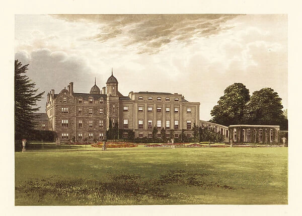 Eastwell Park, Kent, England. 1880 (engraving)