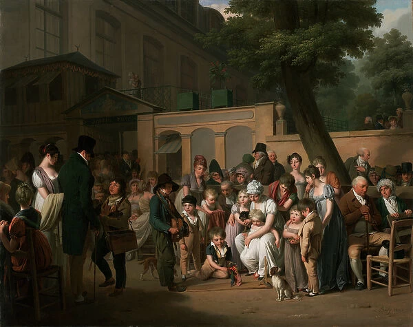Entrance to the Jardin Turc, 1812 (oil on canvas)