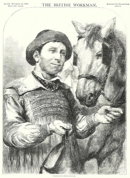 Horses and their Masters (engraving)