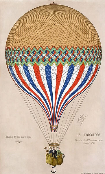 Le Tricolore, publ. 1874 (colour litho)