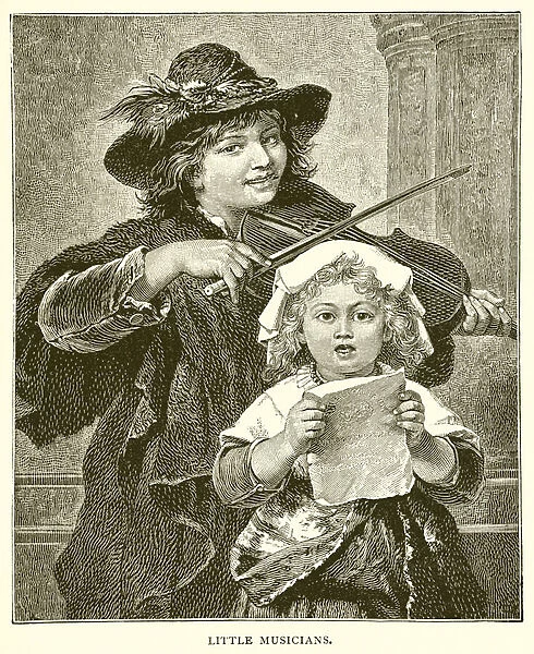 Little Musicians (engraving)