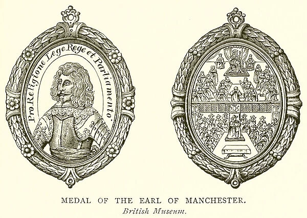 Medal of the Earl of Manchester (engraving)