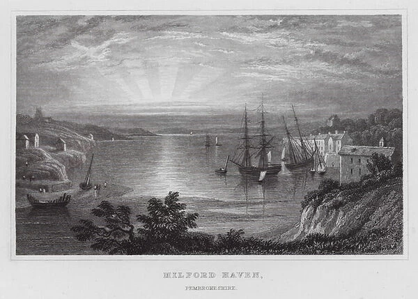 Milford Haven, Pembrokeshire (engraving)