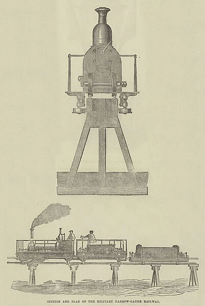Military Narrow Gauge Railway (engraving)