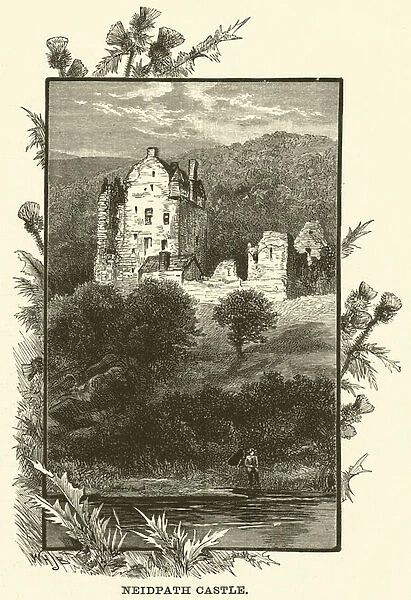 Neidpath Castle (engraving)