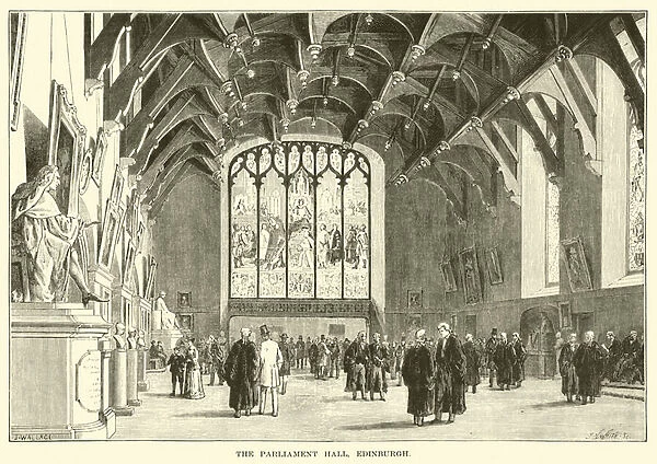 The Parliament Hall, Edinburgh (engraving)