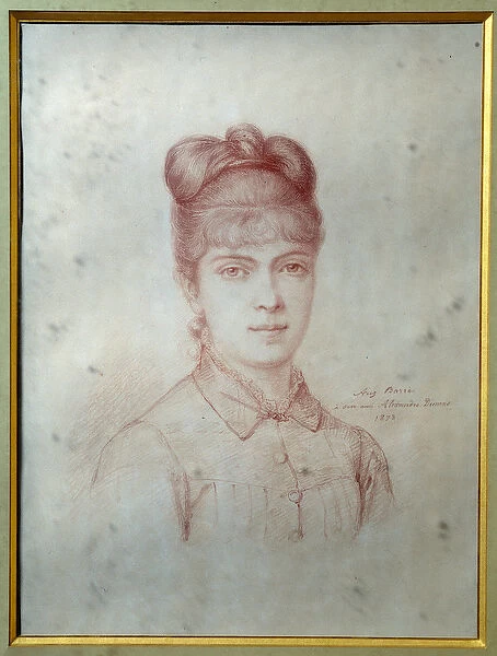 Portrait of Marie Alexandrine Henriette Dumas Davy de la Pailleterie dit Colette