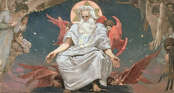 Savaoph, God the Father, 1885-96 (oil on canvas)