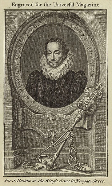 Sir Edward Coke, Lord Chief Justice (engraving)