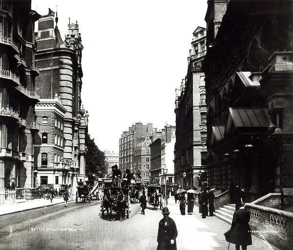 Victoria Street, London, c. 1890 (b  /  w photo)